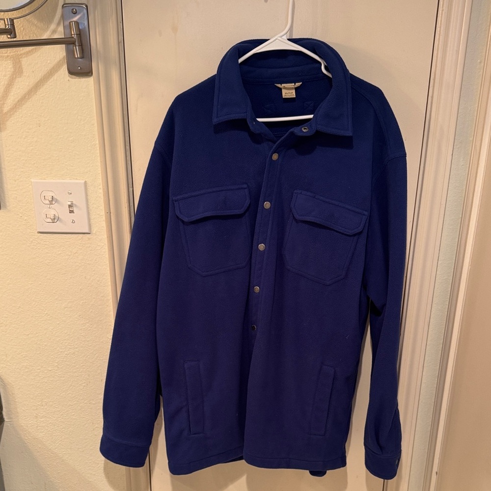 Duluth Trading Co Men's Deep Blue Shirt Jacket